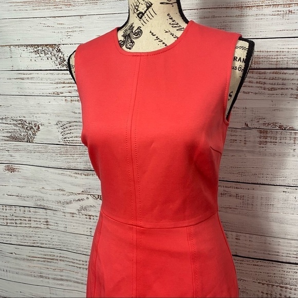 TRINA TURK LETITIA A- line sleeveless size 2 career Dressy‎ scoop neck Dress - Picture 2 of 7